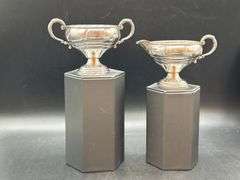 Crown weighted sterling sugar/creamer set…..208 total grams