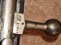Antique gun marked M16 replica/disabled