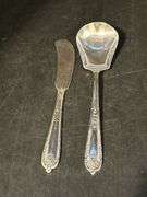 Sterling Della Robbia by Alvin Sugar Spoon and Spreader…..59 grams