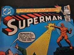 Three Superman comic books. See all photos.