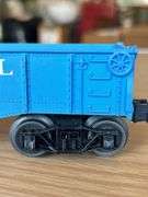 Vintage LIONEL 6042 Blue Long Gondola Postwar Car