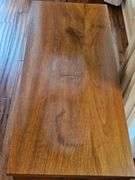 MCM Lane cedar chest. Interior shelf needs repair. Contents not included. 39.25x16.5 x 19 in tall.