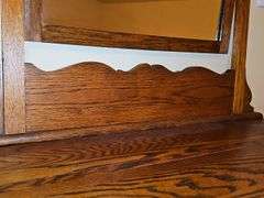antique four-drawer dresser. 40x20x74 in tall.