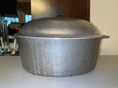 Club Aluminum hammered lidded roasting pot (needs new handle on lid but lots of life left)