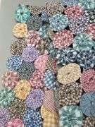 Antique full size hand stitched quilt…..quilt was made by seller’s grandmother