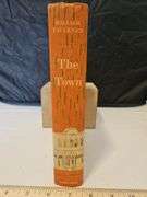 Vintage "The Town a novel of the Snopes family" by William Faulkner 1957 version w/very nice in-tact book jacket...