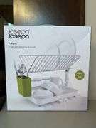 NIB Joseph Joseph Y-Rack 2-tier self-draining dish rack