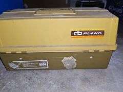 Tackle box and contents.