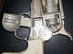Fanner 50, Mattel Incorporated toy makers cap gun. circa 1950s