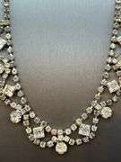 Vintage elegant rhinestone necklace