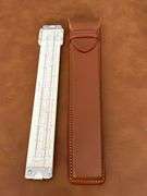 NEW CENTURION Non-Slip Cushion Grip Gardener’s Knife AND a Lutz Slide Rule with leather case￼