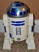 Star Wars Darth Vader Action Figure Carrying Case. (Empty) and R2-D2 radio controlled robot With remote. Untested