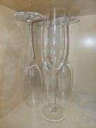 Set of Four(4) Like New "Carat" Fluted Champagne by Schott-Zwiesel 10.25" 69.95ea on Replacements.com...