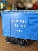 (2) Lionel Train Cars….Lionel Lines 3357 (missing an axle) and Lionel 1689T Tender