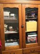Vintage Pie Locker…..36-1/2 x 16-1/2 x 69-1/4 tall…..OTHER CONTENTS NOT INCLUDED