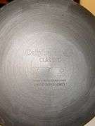 Selection of unmarked small aluminum steamer, 10” Belgique non-stick skillet, Calphalon 10” non-sticker skillet