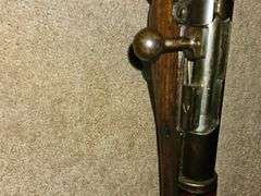 Black powder gun replica/disabled. See all photos.