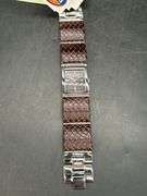 NEW with tags and original tin authentic ladies Fossil watch with leather and stainless band