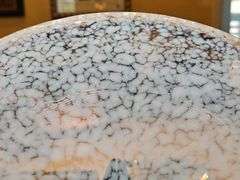 Very Large Elegant Round Kosta Boda 14.5" Glass Platter in excellent condition...