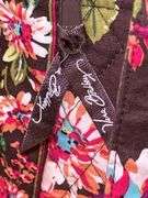 Vera Bradley brown and floral duffel-type bag……in good condition