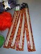 Very nice selection of yarn…..lots of color, lots of sparkle, lots of everything…..4 brand new bamboo knitting needles (please see all pics…..too much to try to capture all in one shot)