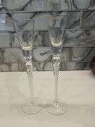 Pair of Boc270 8 5/8" Cordial Glasses by Bohemia Crystal-Crystalex...