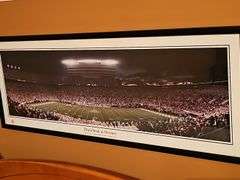 Framed University of Tennessee poster THIRD WEEK IN OCTOBER. 40x14.5.