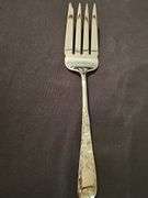 Sterling silver S. Kirk & Son Old Maryland Meat fork. Weight 74.4 grams