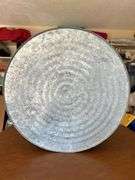 23-3/4”D x 11” tall galvanized tub