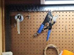 Workbench contents as shown. Does not include anything associated with central vacuum system.