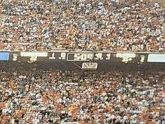 Framed University of Tennessee poster "107,608" 40x14.5 in tall.