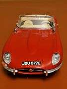 1961 Red Jaguar E diecast 1:18