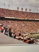 Framed University of Tennessee poster "107,608" 40x14.5 in tall.