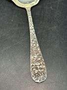 STIEFF Sterling Silver Repousse Bon Bon Spoon…..33 grams