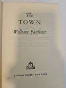 Vintage "The Town a novel of the Snopes family" by William Faulkner 1957 version w/very nice in-tact book jacket...