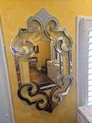Gorgeous large decorative hanging wall mirror 27x46...