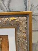 Exquisite framed shadow box diorama of Jewish articles signed by local artist 13x1.75x15...