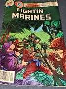 Nine comic books mostly military and war related. See all photos for more information.