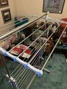 Clothes drying rack…..37w x 57-1/2 tall…..top rack does expand on both ends