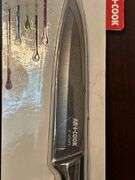 (2) NEW knives…..Farberware 3-1/2” paring knife and AR+COOK 5” utility non-serrated coated knife