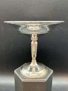 Very nice unmarked weighted sterling compote…..5-3/8”D x 5” tall…..159 grams