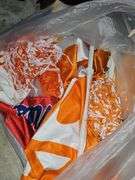 Car flags and pom poms for Ole Miss and UT Vols.