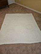 Hand stitched vintage quilt. 67x74 in.