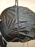 Windshield sunscreen. Size unknown. Folded diameter is 32 in.