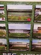 Framed poster SOUTHERN SEC CONFERENCE BATTLEFIELDS 35x24.75 in tall.