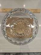 Vintage Like New Waterford "Lismore" Cut Crystal Footed Round Centerpiece Bowl 7.25" x 4.75"...