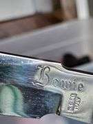 Guttman Cutlery Company (G.C. CO. ITALY) Bowie Knife. Blade is stamped "G.C.Co. Italy" and "Bowie" on the front and "377" on the reverse.