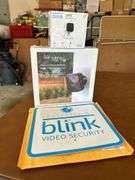NIB Blink Outdoor Battery Powered Security Cameras with mini indoor plug-in HD smart security camera