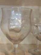 Collection of vintage stemmed glasses + twelve(12) 4.5" stemless tumblers...