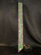 Original signed Mose T long green snake Folk Art with signature soda can tab hanger…..1-7/8 x 17-3/4